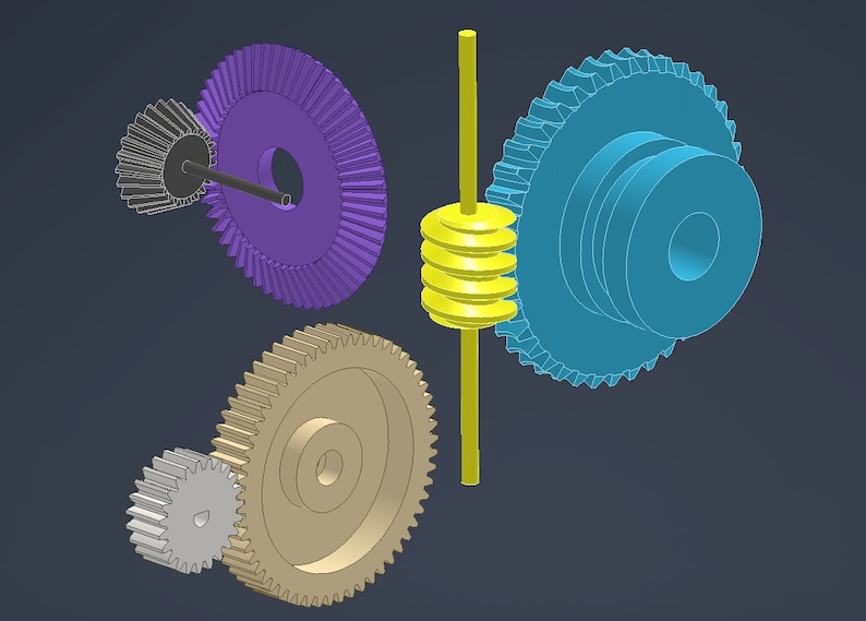 Custom Plastic Gears & Pulleys Fully Customizable Virtually Etsy