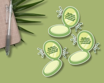 Affirmation Sticker | Positive Quote Sticker | Planner Sticker| Water Bottle Sticker | Girly Sticker | Cute Sticker | Matte Sticker