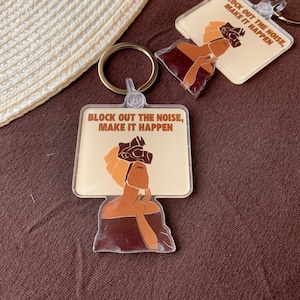Black Girl Keychain | Trendy Keychain | Melanin Keychain | Keychain Charm | Acrylic Keychain | Cute Keychain | Gifts For Her