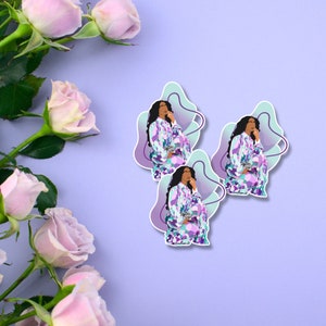 Black Girl Sticker | Black Girl Magic Sticker | Planner Sticker | Matte Sticker | Journal Sticker | Laptop Sticker | Water Bottle Sticker