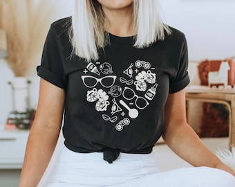 Eye Heart graphic tee | Optometry shirt | Ophthalmologist shirt | Optician shirt | Ophthalmology technician | Optometry technician