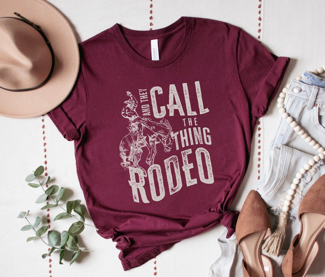 Rodeo Shirt Cowboy Shirt Bucking Horse Shirt Western - Etsy