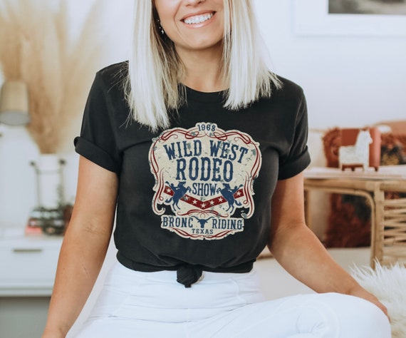 Graphic Tee Western Shirt Rodeo Shirt 
