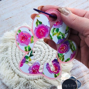 Pretty doggie poop bag holder