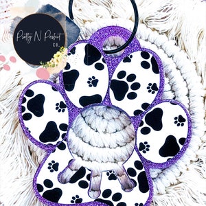 Doggie poop bag holder