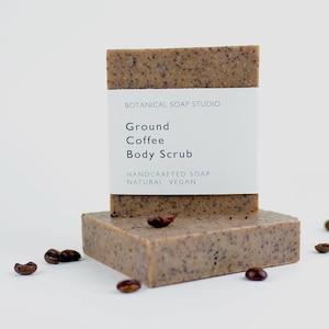 Jabón exfoliante corporal de café