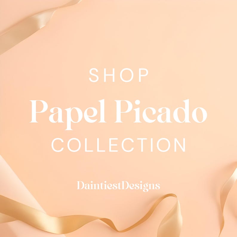 Papel picado and Talavera invitation collection from DaintiestDesigns shop