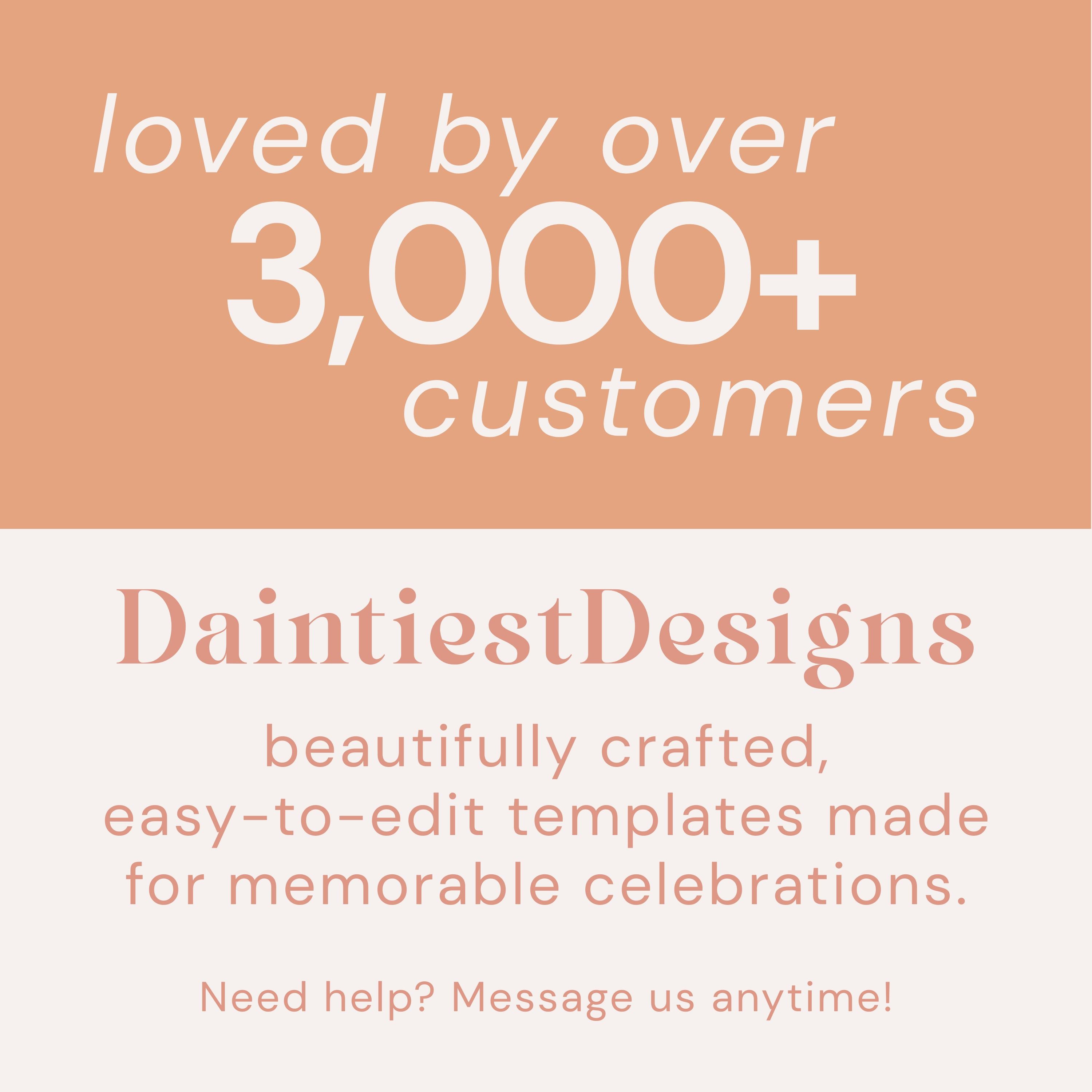 Customized Invitation Programs Custom Invitation Design, Personalized Theme Invite (digital Download ...