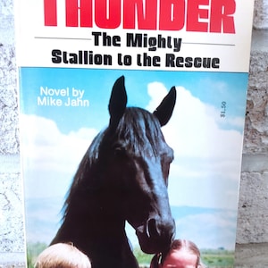 1979 Like New Thunder the Mighty Stallion to the Rescue by Mike Jahn