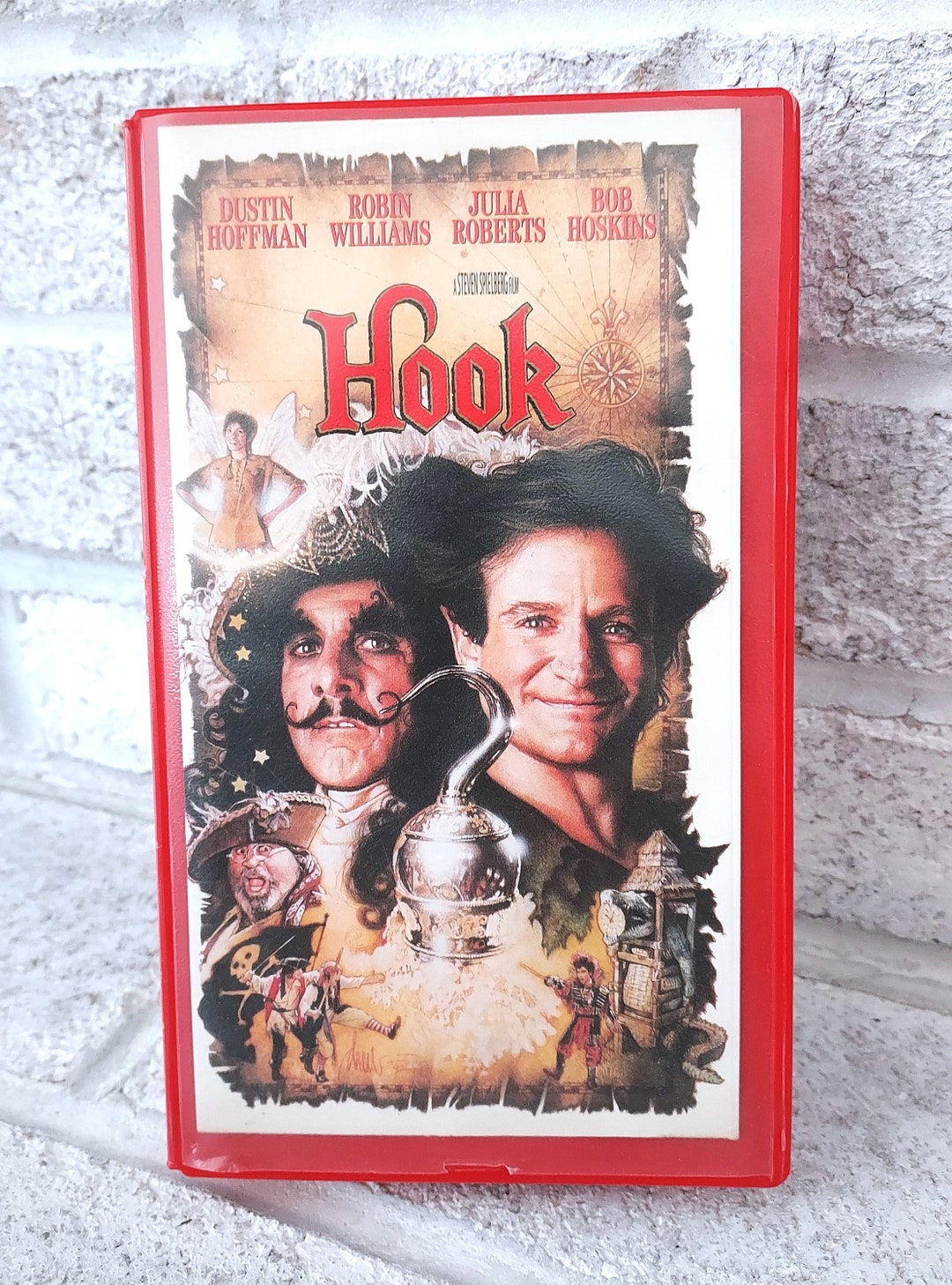 Ultra Rare Hook Red Clamshell VHS, Hook VHS in Red Rental Store Case - Etsy