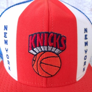 Mitchell & Ness Men's Blue and Orange New York Knicks Upside Down Snapback Hat Blue,Orange