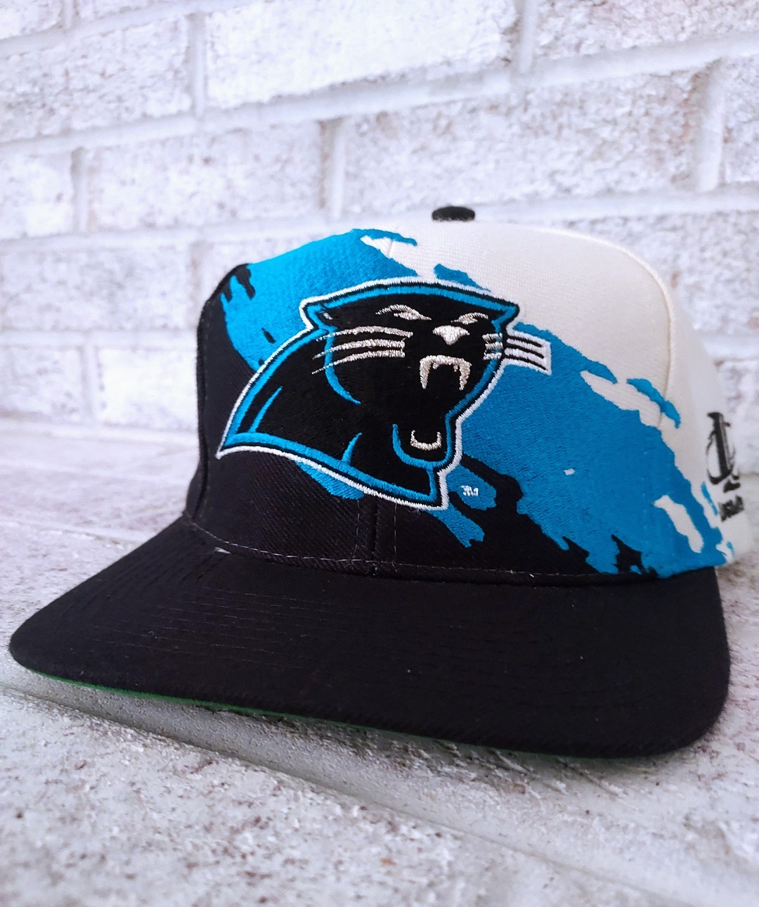 Rare Carolina Panthers Logo Athletic Splash Snapback, Panthers 90s