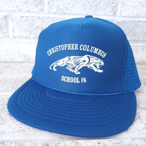 90s Era Trucker Style Rope Hat, 90s Era School Rope Hat Trucker Snapback