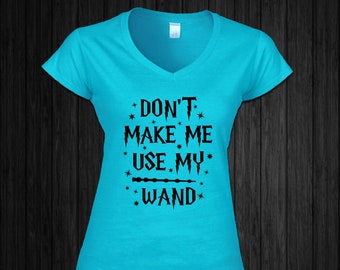 Archivo SVG de corte "No me hagas usar mi varita": Clipart de Potterhead (descarga digital)