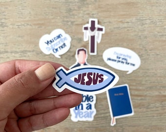 Jesus Fish Symbol Die Cut Vinyl sticker