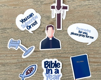 Bible in a Year sticker pack, vinyl