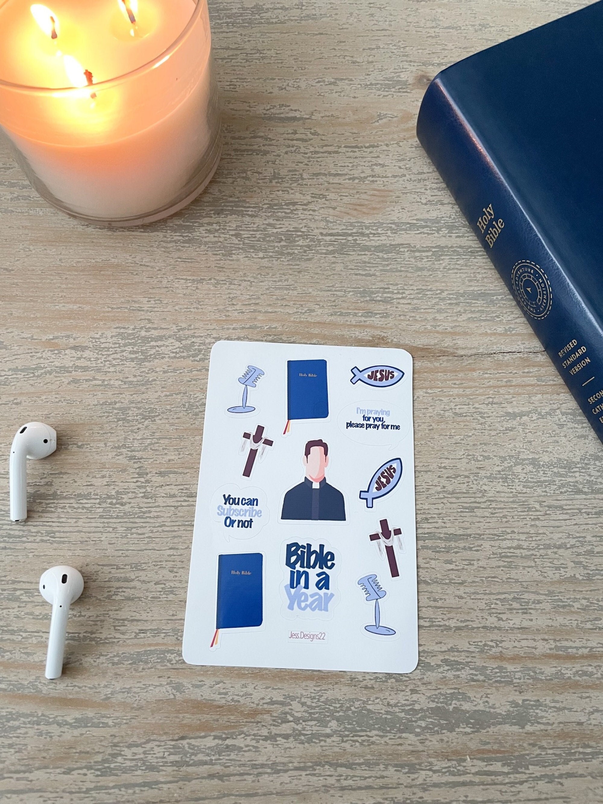 Bible in a Year Sticker Sheet