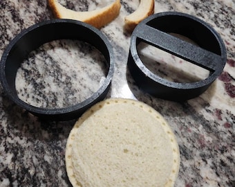 Uncrustable Maker STL File: Sandwich Crust Cutter Tool for Kids Lunchbox & Snack Time (Download)