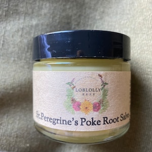 St.Peregrine’s Poke Root Salve, Lymphatic Salve, Lump Salve
