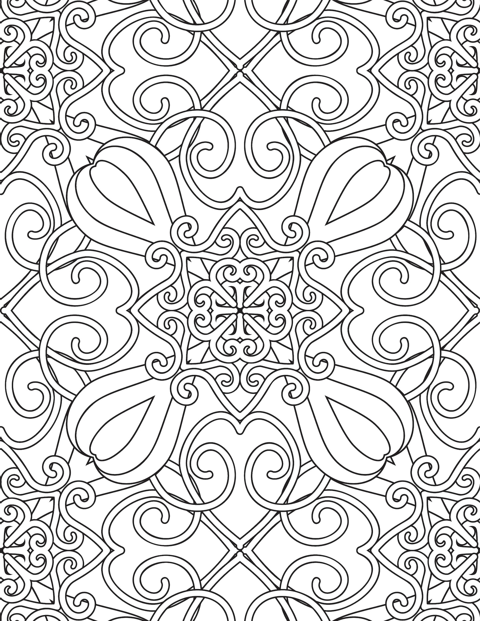 Mandela Coloring Book Page, Printable Adult Coloring Book Page - Etsy