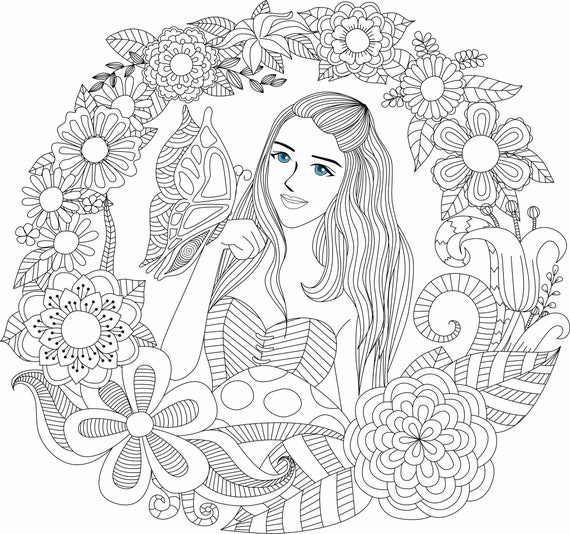 Cool Coloring Pages For Older Girls