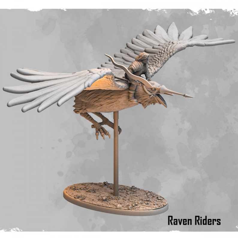 Raven Rider Shattered Crown - Hellesburne Raven Riders by Dead Earth Games - Etsy