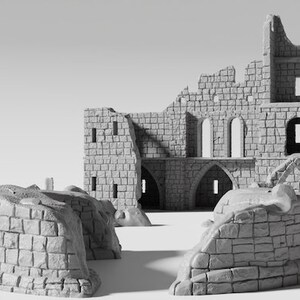 Manor Ruins By Caledonia Miniatures
