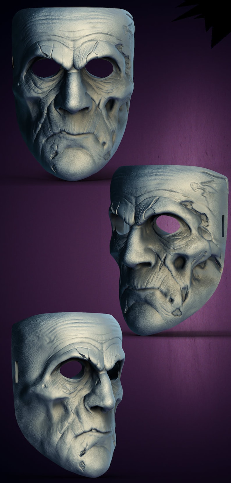 Halloween Special Spooky Masks by Digital Creative Works - Etsy