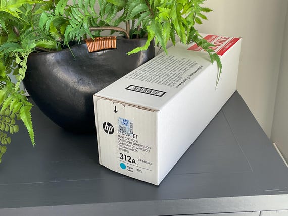 HP 312A Cyan Toner Cartridge CF381A Genuine OEM for HP LaserJet Printers