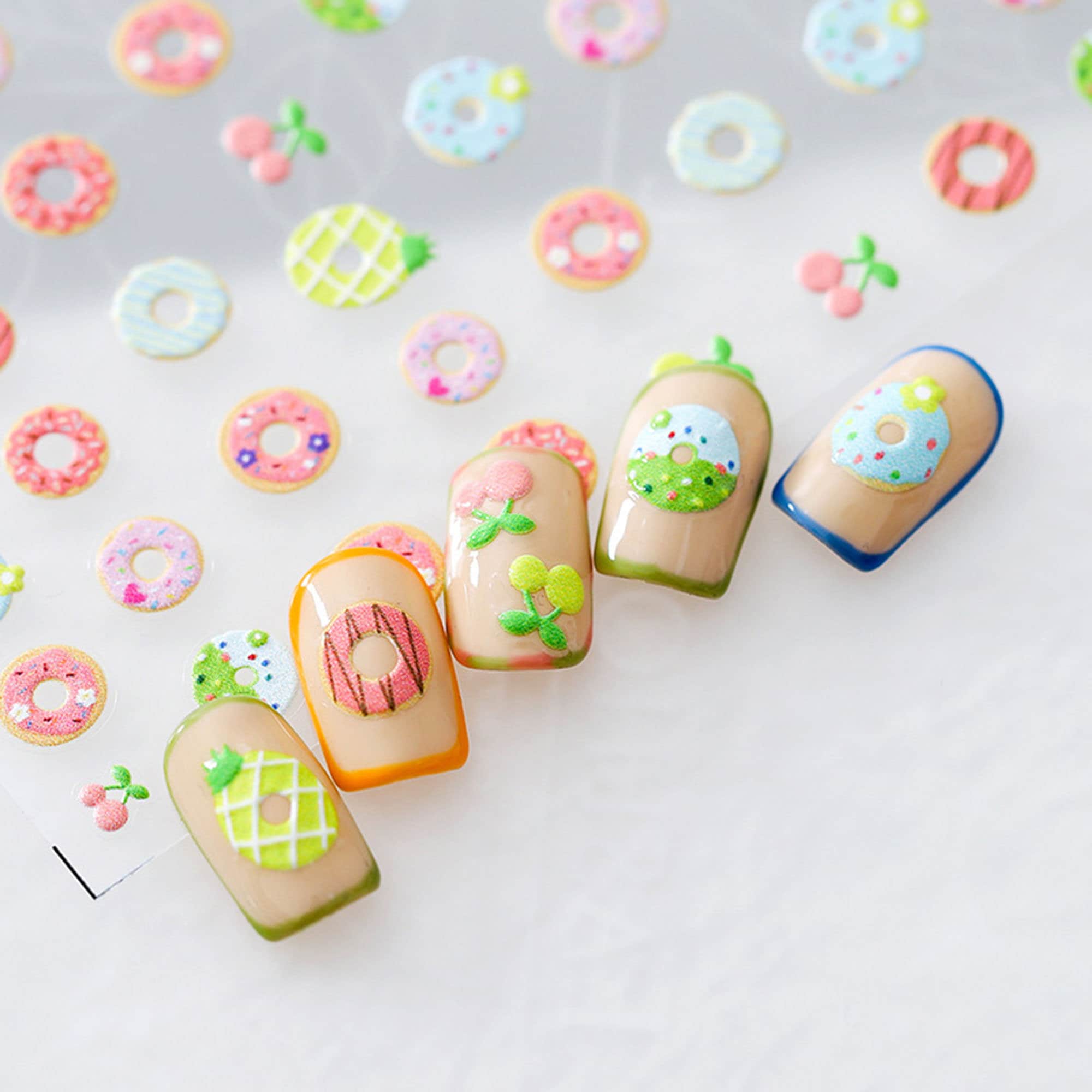 Cute Nail Stickers Kawaii Nail Decals Nail Decal Art DIY - Etsy