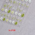 Lily of the Valley Nail Stickers, Flower Nail Stickers, Flower Nail Decals, Spring Nail Stickers, Flower Nail Art, 5D Embossed, DIY Nails product logo