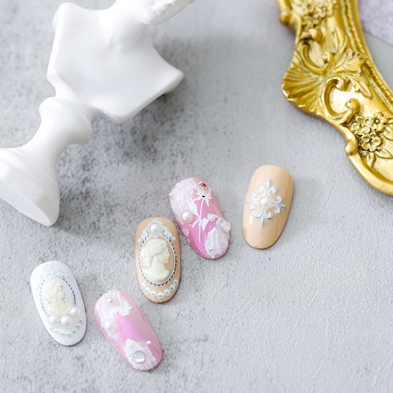 Sculpture Nail Stickers Nail Decal Art Nail Designer Etsy