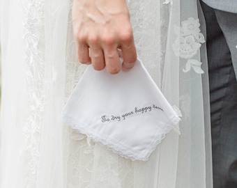 Elegant Lace Wedding Handkerchief, Embroidered Wedding Napkins, Father of The Bride Gift, Groomsmen Gift, Pocket Square, Mother in Law Gift