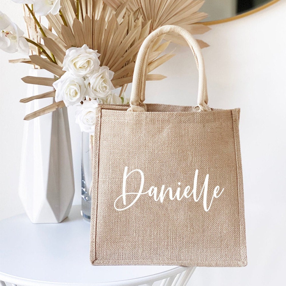 Personalized Handmade Gifts Beach Tote Bag, Girls Trip Favors, Christmas Tote Bag, Bulk Christmas Gifts For Mom, Hostess Gift, Teacher Gifts