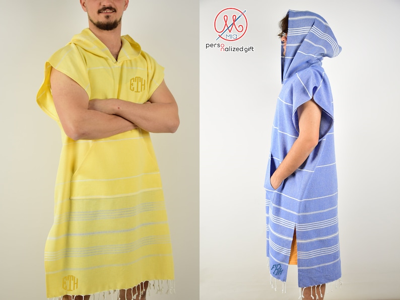 Beach coverup, changing poncho, hooded towel, unisex Poncho, monogrammed towels, Turkish Beach towels, Poncho Gift for men, Poncho Gift for women, scuba diving gift, Surf poncho women, Turkish cotton robe, beach bachelorette, best friend gift