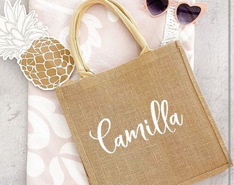 Unique Holiday Gift Girls Trip Favors Beach Bag For Her, Teacher Gifts, Hostess Gift For Her, Handmade Gifts, Mothers Day Gifts For Mom