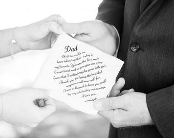 Personalized Bridal Handkerchief for Wedding Day, Embroidered Wedding Napkins, Father of The Bride Gift, Groomsmen Gift, Pocket Square