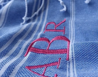 Personalized Beach Towels, Wedding Gifts, Wedding Favors, Gifts for her, Girls Trip Gifts, Unique Holiday Gift, Handmade Gifts For Mom