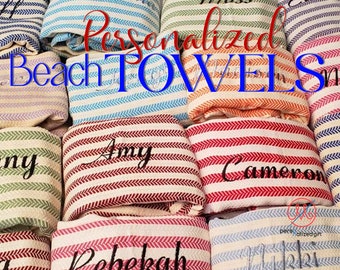 Printed or Embroidered Beach Towels, Personalized Gifts, Gifts For Him, Gifts For Her, Gifts For Mom, Teacher Gifts, Valentines Day Gifts