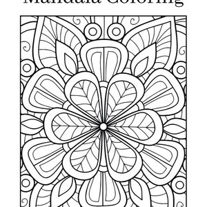 mandala coloring book, mandala, coloring book, adult coloring book, book
