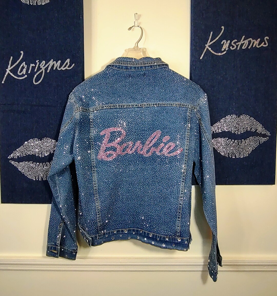 Made to Order Blinged Out Denim Jacket - Etsy