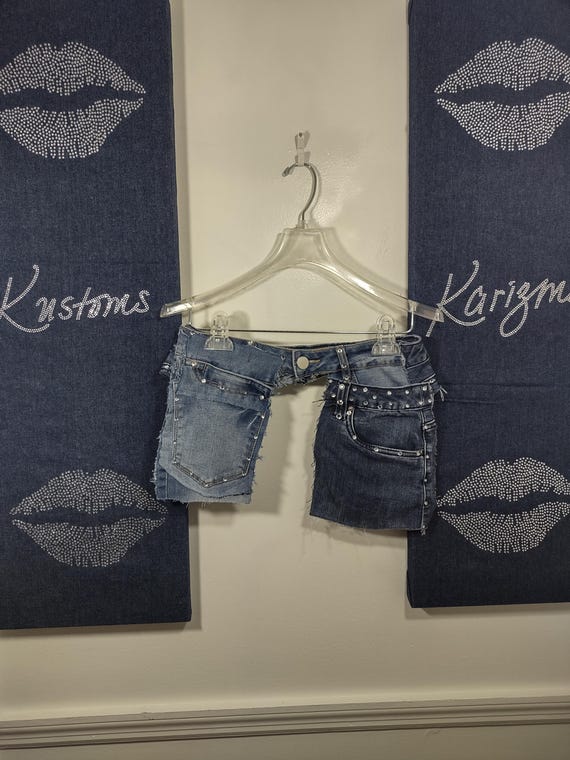 Denim Pocket Belt 29in #3 - Etsy display picture 1