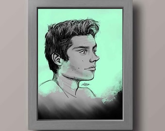Dylan- Dylan O'Brien Art Print- Digital Print