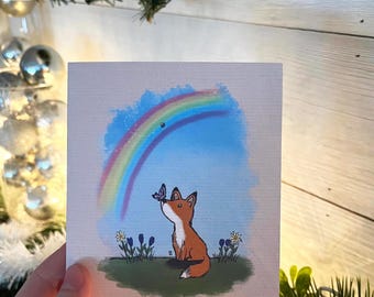 your presence matters fox greeting card