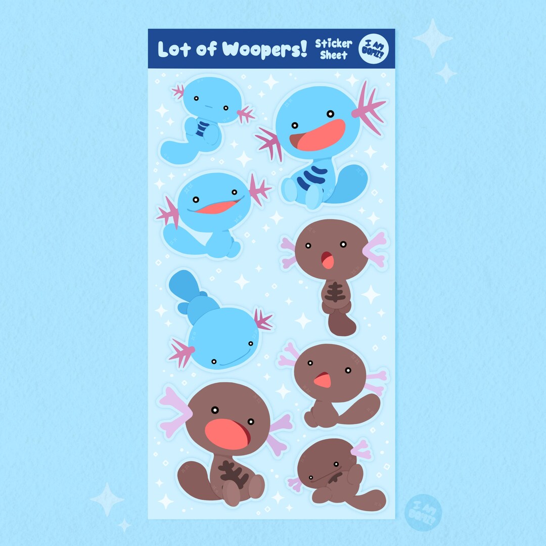 Woops Sticker Pack US ONLY/ Woop Sticker Sheet - Etsy
