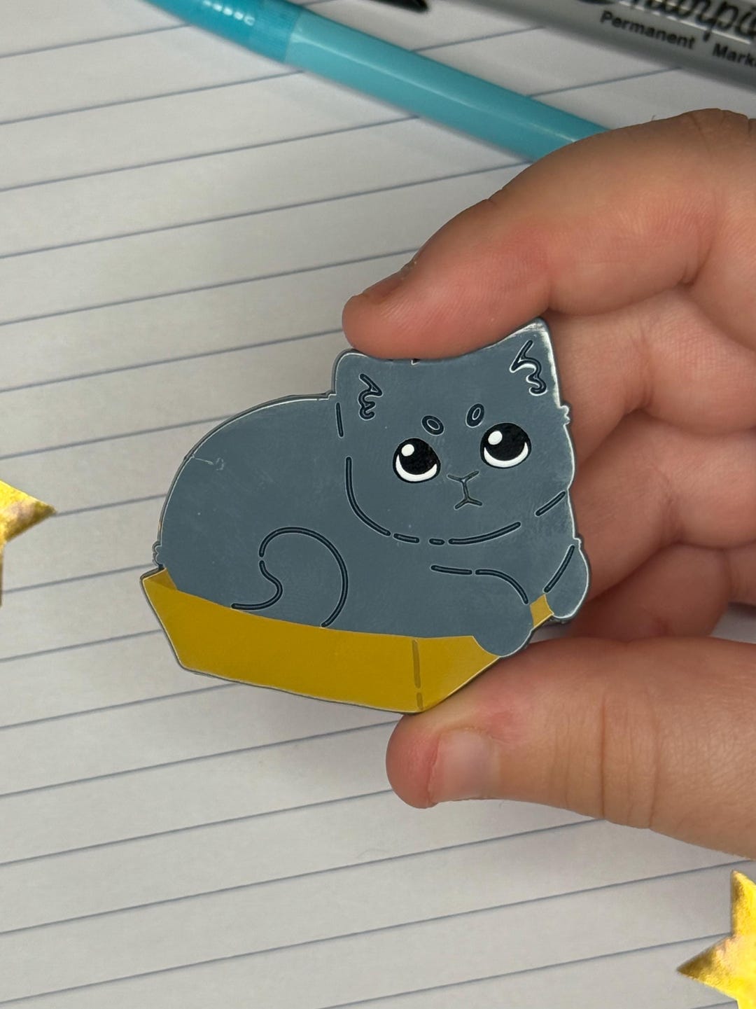 Boxing Cat Pin US ONLY/ Box Cat Enamel Pin - Etsy