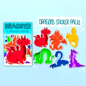 US ONLY/ Dragons! - Sticker Pack