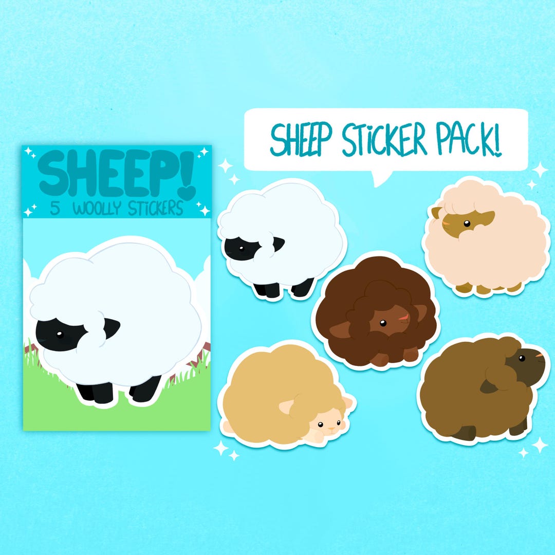 US ONLY/ Sheep! - Sticker Pack - Etsy