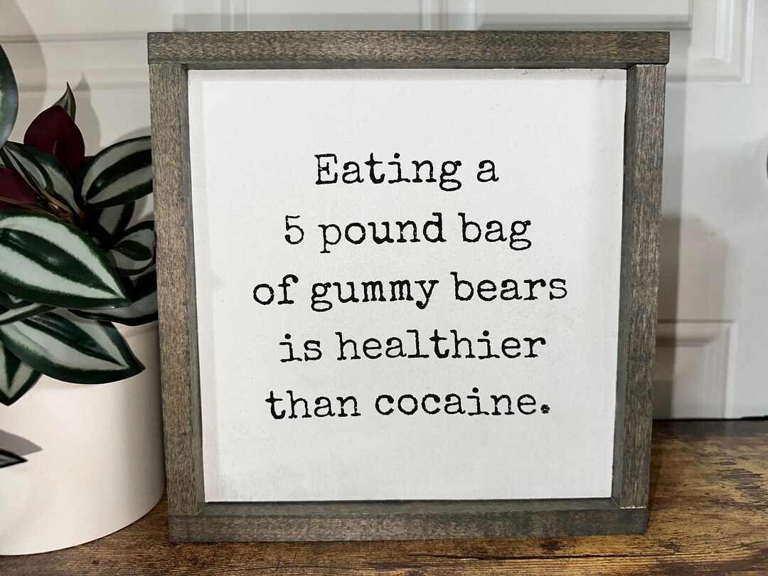 Gummy Bears Farmhouse Sign - Etsy