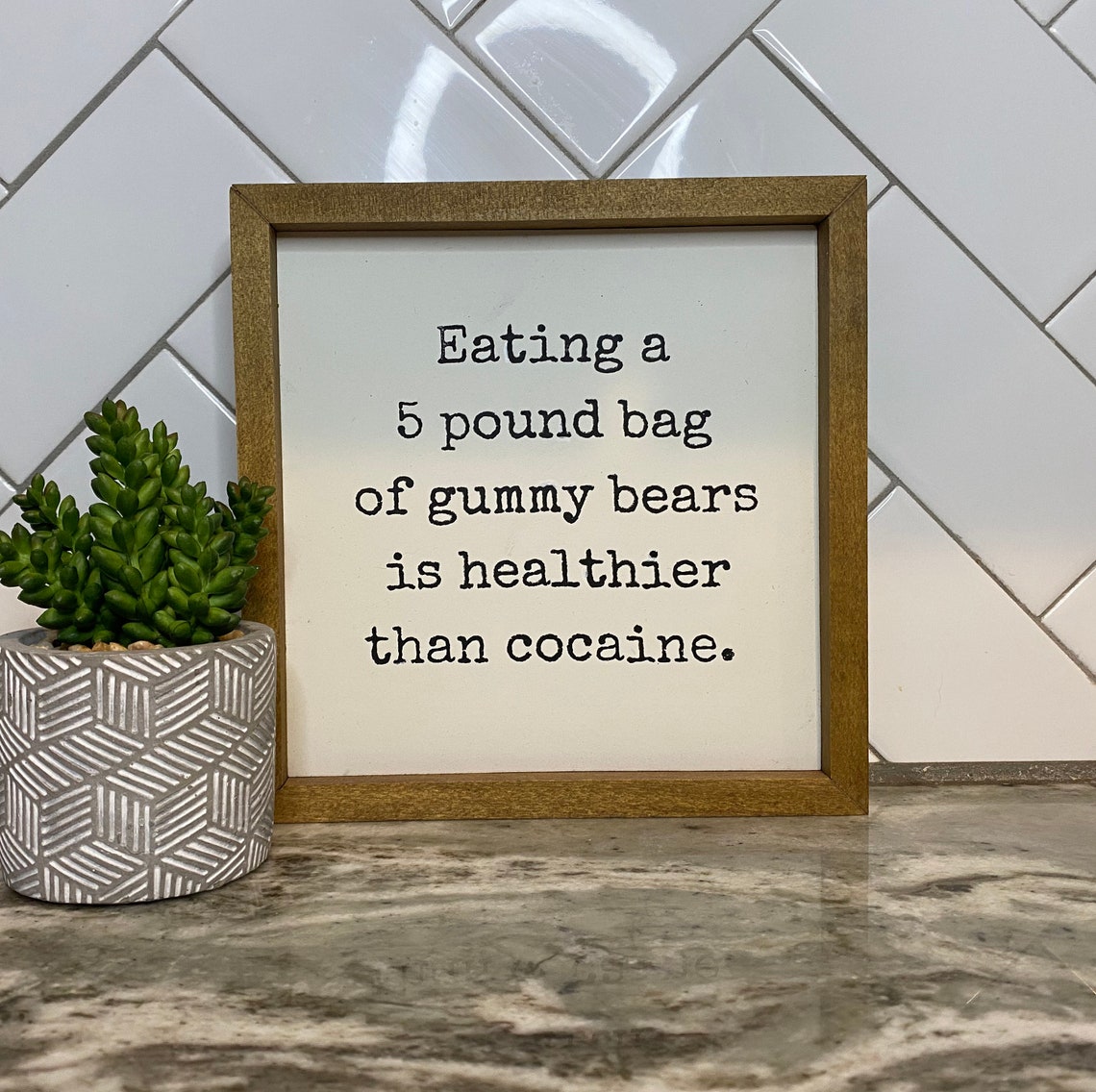 Custom Gummy Bears Farmhouse Sign - Etsy